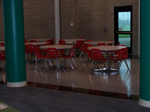 coated cafeteria floor 10 lg