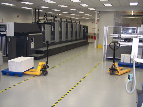 coated manufacturing floor lg