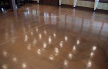 polished concrete floor